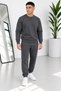 Men's Premium Quality Zero-Collar 3-Yarn Cotton Sweat Suit - 6