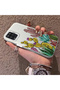 Samsung Galaxy A12/M12 Compatible Acrylic Hard Back Panel with Silicone Edges Cactus Patterned Phone Case - 3