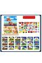 Wooden Magnetic Jigsaw Puzzles Toy Educational Puzzle Games Double Sided Drawing Easel for Kids - 2
