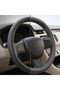 AUTO FAMILY Steering Wheel Cover PU Leather, 15 Inch(37-38cm), Anti-Slip Grip, Breathable Perforated Design, Padded Comfort, Heat Resistant, Car Steering Cover (Grey-Sport Grip) - 3