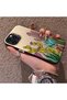 حافظة هاتف بنمط الصبار متوافقة مع iPhone 13 Pro Max، مصنوعة من الأكريليك الصلب مع حواف من السيليكون - 3
