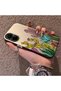 Realme C67 4g Compatible Acrylic Hard Back Panel Silicone Edged Cactus Patterned Phone Case - 3