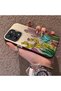 Phone Case for Xiaomi Redmi 12 4G/5G Compatible Acrylic Hard Back Panel with Silicone Edges Cactus Pattern - 4