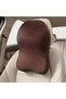AUTO FAMILY Car Headrest Support Pillow Memory Foam | Ergonomic Cervical Headrest Cushion for Car Seat | Neck Pain Relief Pillow for Driving | Breathable Headrest Support (Coffee)