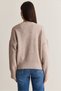 Women's Stone Detailed Crew Neck Soft Textured Oversize Knitwear Sweater 2866 60286658 - 7