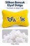 Tofaş Şahin Doğan Kartal Yellow Navy Blue Tofaşk Embroidered Fleece Car Neck Pillow Set of 2 - 7