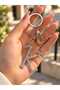 Letter K Stone Keychain Accessory Gift Bag Ornament - 4