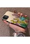 iPhone 11 Compatible Acrylic Hard Back Panel with Silicone Edges Cactus Pattern Phone Case - 4