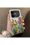 Phone Case for Tecno Pova 6/Pova 6 Pro 5g Compatible Acrylic Hard Back Panel with Silicone Edges Cactus Pattern - 2