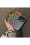 Oppo A54S Compatible Acrylic Hard Back Panel Silicone Edged Cactus Patterned Phone Case - 4