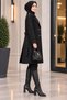 Lined Knee Length Trench Coat 130 cm Length - 4