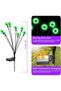 Halloween Decorations Outdoor Solar Scary Eyeball Lights, 2Pack 16LEDs Green Eyeball Swaying Firefly Light, Waterproof Halloween Path Lights for Garden/Yard/Patio/Party Decor - 5