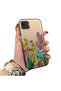 Realme C20/C20A Compatible Acrylic Hard Back Panel with Silicone Edges Cactus Patterned Phone Case