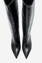 Merlyn Black Print Women's Heeled Boots - 4