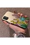 Samsung Galaxy A51 4g Compatible Acrylic Hard Back Panel with Silicone Edge Cactus Patterned Phone Case - 3