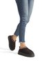 Women's Winter Slippers with Plush Suede Look on the Inside, Thick Sole, Black Fon11 - 4