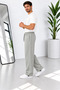 Men's Premium Quality 3-Thread Cotton Side-Tape Baggy Sweatpants - 5