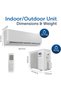 1.0 Ton Split Air Conditioner with Rotary Compressor PULAR-R12C3 | 3D Air Flow | WIFI | Turbo Mode | I-Feel Function | Gold Fin | 5 Years Full + 5 Years Spare Parts - 7