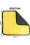 AUTO FAMILY Microfiber Cleaning Cloth 12 Pack – 40 * 60cm 850 GSM Ultra Thick Car Drying Towels, Premium Microfiber Towels for Car Wash, Detailing, Polishing, Scratch-Free - 3