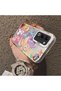 Oppo A5 4G/5G Compatible Acrylic Hard Back Panel with Silicone Edges and Pony Pattern Phone Case - 4