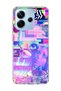 Redmi Note 14 4g Compatible Signs Wheel Printed Transparent Phone Case