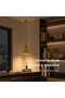 Pendul Modern Conic Auriu,compatibilă becuri E27 - 7