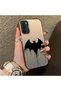 Oppo A54S Compatible Acrylic Hard Back Panel Silicone Edged Phone Case with Batman Pattern - 2