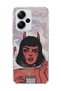 Redmi Note 13 Pro Plus 5g Compatible Horned Girl Cloud Printed Transparent Phone Case