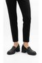 Black Women's Genuine Leather Heeled Shoes 746.2075