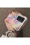 Samsung Galaxy S24 Plus Compatible Acrylic Hard Back Panel with Silicone Edges and Pony Pattern Phone Case - 4
