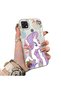 Oppo A15/A15S Compatible Acrylic Hard Back Panel with Silicone Edges Rarity Pattern Phone Case