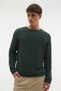 Men's Green Crew Neck Sweater