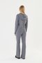 Cashmere Textured Hooded Cream Knitwear Set - 6
