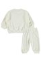 Rabbit Embroidered 3-18 Month Set - Ecru - 3