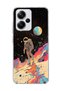 Redmi Note 13 Pro Plus 5g Compatible Astronaut Space Walk Printed Transparent Phone Case