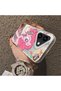 iPhone 17 Compatible Acrylic Hard Back Panel with Silicone Edges Pinkie Pie Pattern Phone Case - 4