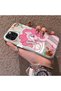 iPhone 15 Pro Max Compatible Acrylic Hard Back Panel with Silicone Edges Pinkie Pie Patterned Phone Case - 4