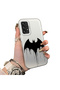 Samsung Galaxy A33 Compatible Acrylic Hard Back Panel with Silicone Edges Batman Patterned Phone Case