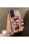 Samsung Galaxy A34 Compatible Acrylic Hard Back Panel with Silicone Edges Opaque Nezha Pattern Phone Case - 2
