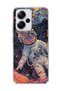 Redmi Note 13 Pro Plus 5g Compatible Colorful Astronaut Printed Transparent Phone Case