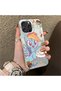 iPhone 16 Pro Max Compatible Acrylic Hard Back Panel with Silicone Edges Rainbow Dash Pattern Phone Case - 2