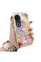 Vivo V50 Compatible Acrylic Hard Back Panel with Silicone Edges and Pony Pattern Phone Case