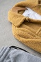 Buttoned Pocketed Plush Shirt Jacket and Jogger Sweatpants Set Combination - 3