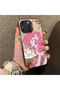 iPhone 16 Pro Compatible Acrylic Hard Back Panel with Silicone Edges Pinkie Pie Patterned Phone Case - 2