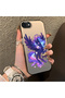 Princess Luna Pattern Phone Case with Acrylic Hard Back Panel and Silicone Edge, Compatible with iPhone 7/8/Se 2020 2022 - 3
