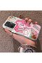 Xiaomi Poco F7 Compatible Acrylic Hard Back Panel with Silicone Edges Pinkie Pie Patterned Phone Case - 3