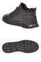 Men's Rubber Laced Rubber Sole Black Genuine Leather Casual Shoes 729 - 5