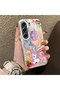 Tecno Camon 40 Pro 5g(Cm7) Compatible Acrylic Hard Back Panel with Silicone Edges and Pony Pattern Phone Case - 2