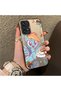 Samsung Galaxy A73 Compatible Acrylic Hard Back Panel with Silicone Edges Rainbow Dash Pattern Phone Case - 2