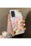 Fluttershy Pattern Phone Case with Silicone Edges and Acrylic Hard Back Panel Compatible with Samsung Galaxy A52/A52S - 2